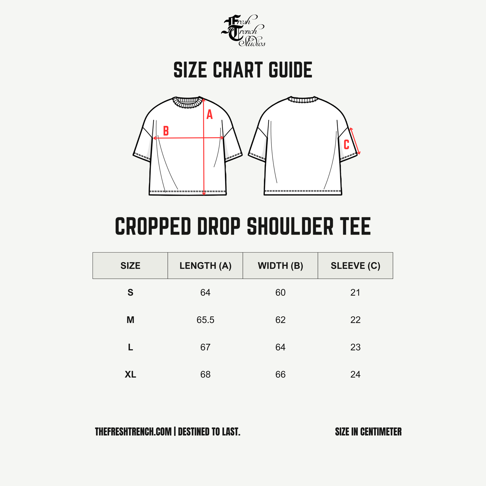 CROPPED DROP SHOULDER TEE