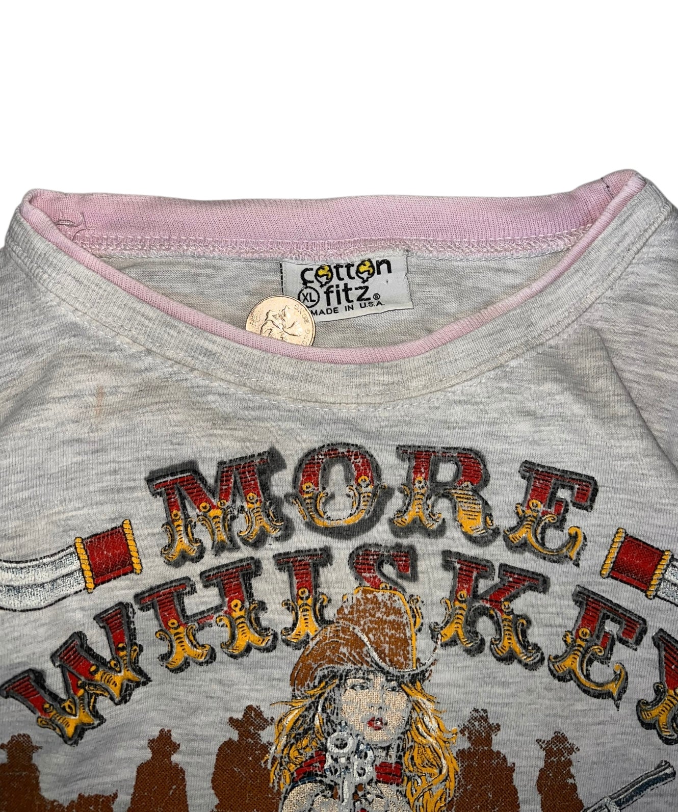 VINTAGE COWGIRL WHISKEY TEE