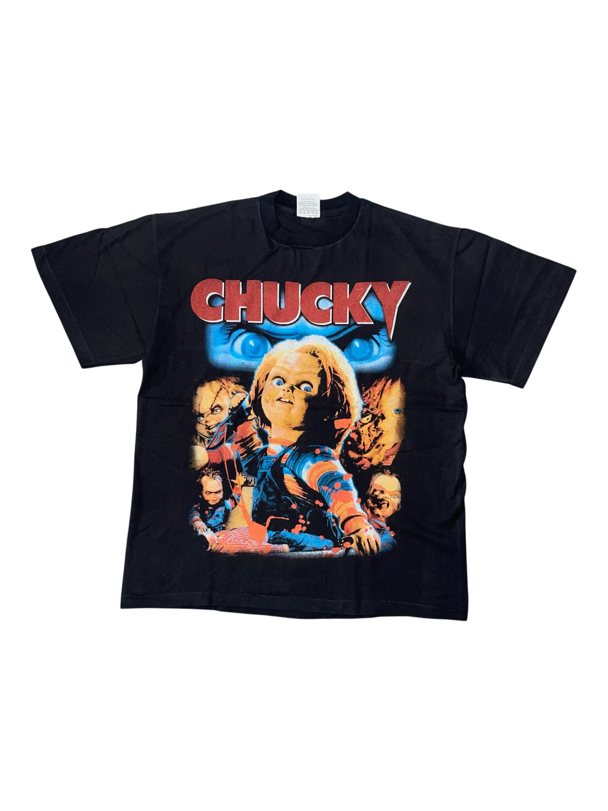 VINTAGE BOOTLEG "CHUCKY" MOVIE FRONT & BACK HIT TEE