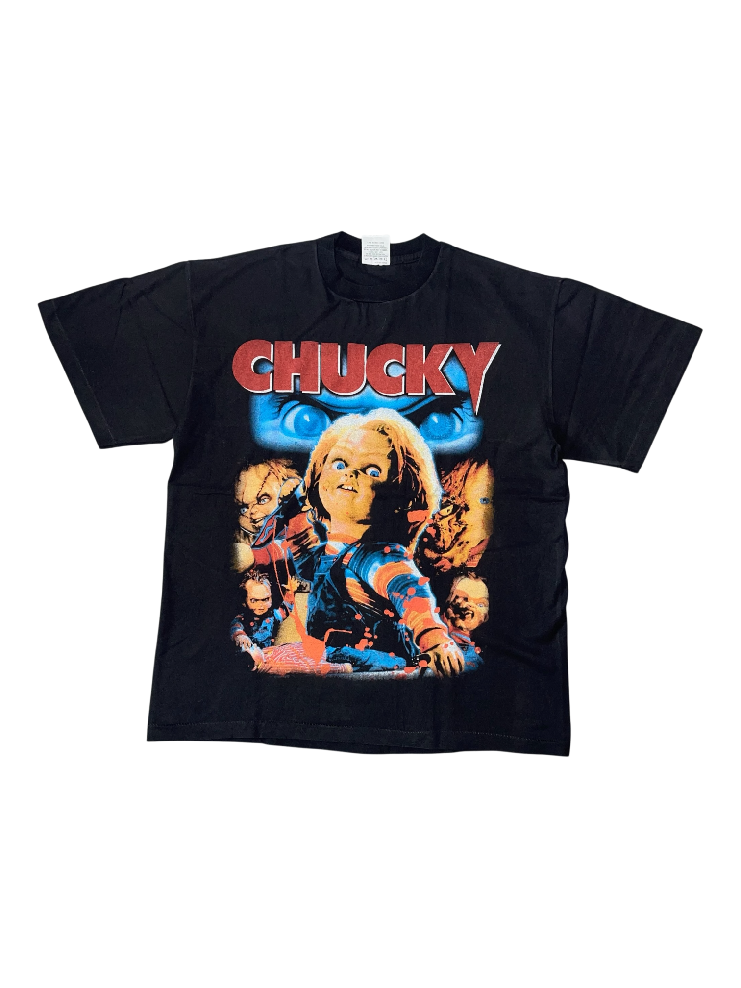 VINTAGE BOOTLEG "CHUCKY" MOVIE FRONT & BACK HIT TEE