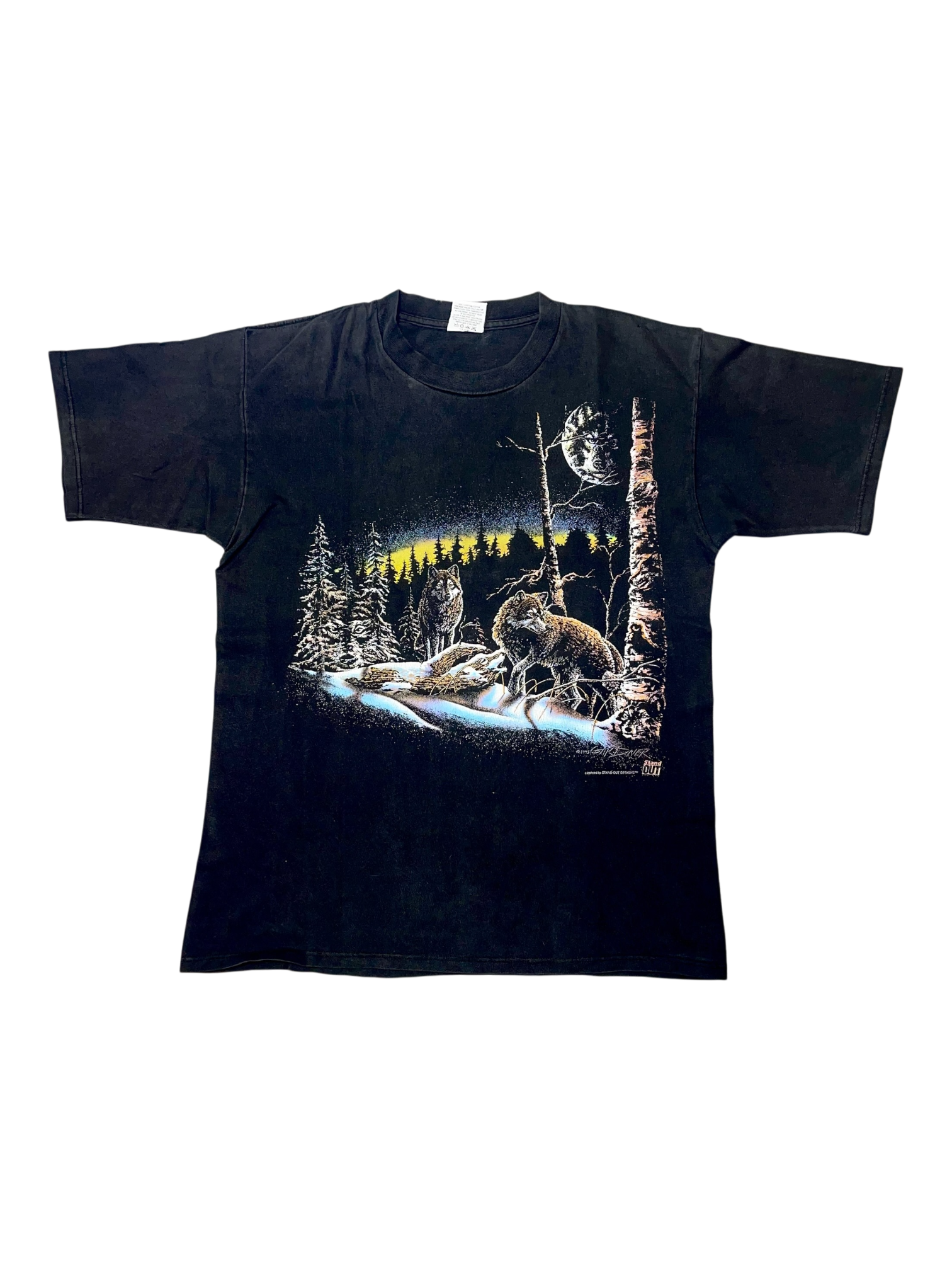 VINTAGE 1993 ANIMAL WOLF TEE