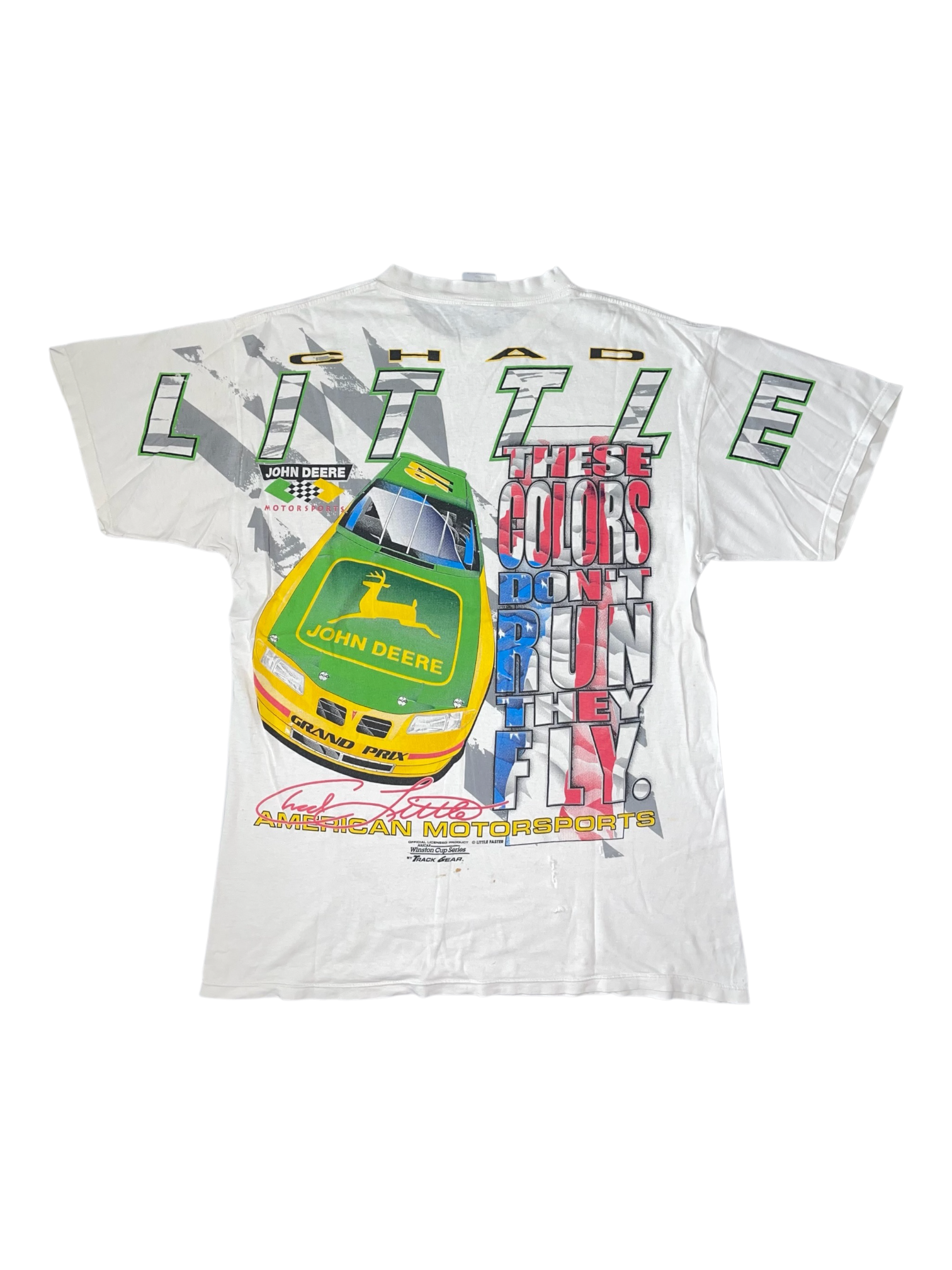 VINTAGE NASCAR CHAD LITTLE FRONT & BACK HIT TEE