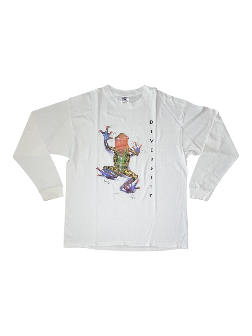 VINTAGE ANIMAL FROG DIVERSITY LONG SLEEVE TEE