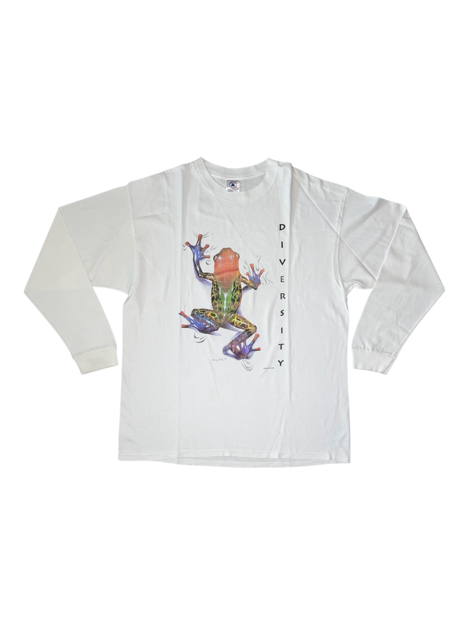 VINTAGE ANIMAL FROG DIVERSITY LONG SLEEVE TEE